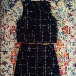 Two Piece Preppy Set